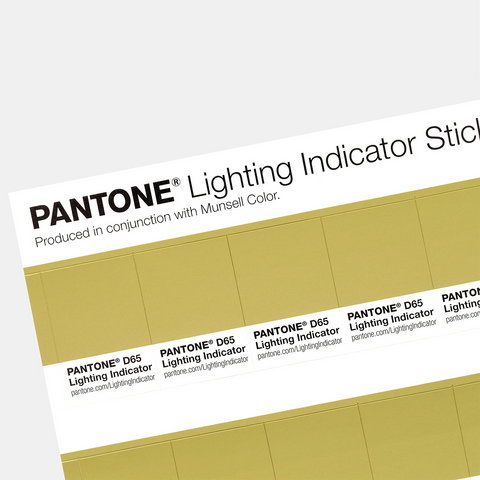 PANTONE LIGHTING INDICATOR Stickers - D65 (Page of 40)