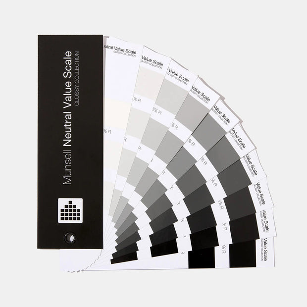 Munsell Neutral Value Scale - Glossy Finish (Pre-Order Now - Long Lead Time)